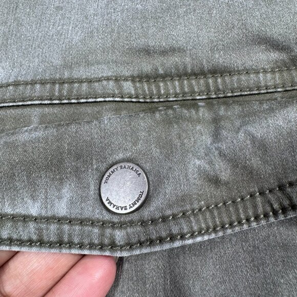 Tommy Bahama Gray Fishing Outdoors Plaid Lined Shirt Jacket Shacket (Size XL) - Picture 6 of 16